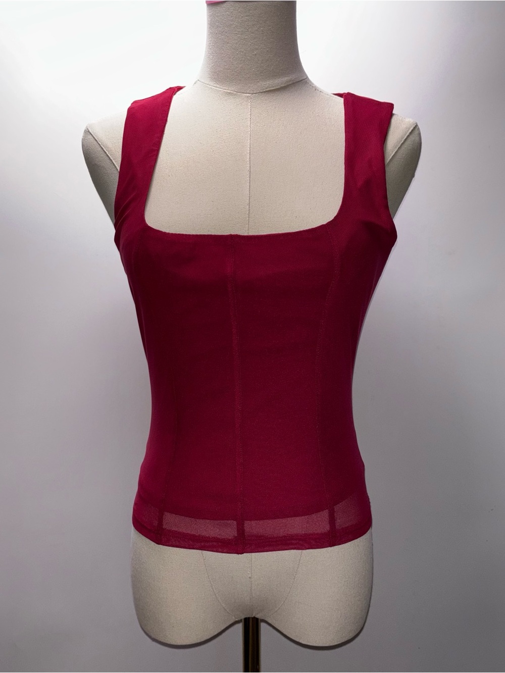 Bar III Square-Neck Tank Size Small
